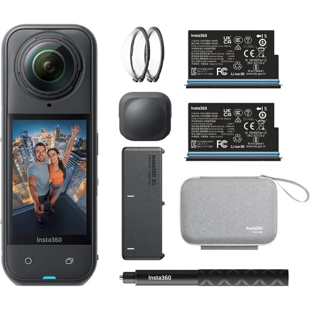 Insta360 X5 360° 8K Action Camera Essentials Bundle CINSAAHA