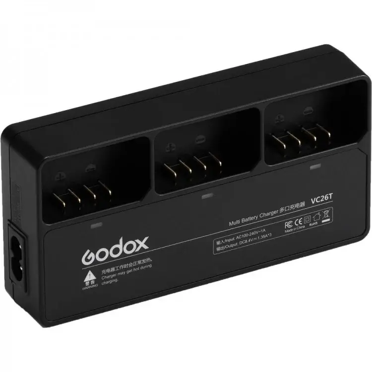 Godox VC26T Multi-Battery Charger for VB26 (V1 Flash)