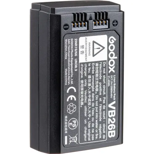 Godox VB26B Battery for V1, V860III & AD100Pro Flash Head (2980mAh) 