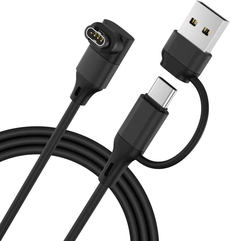 IEOVIEE 2-in-1 Charging Cable for Garmin Watch