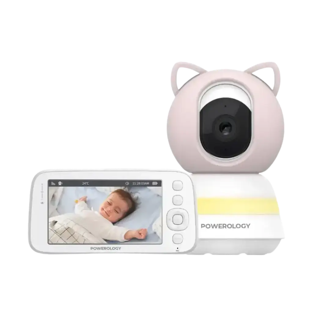 Powerology Monitor & App Baby Camera Pink PSM003