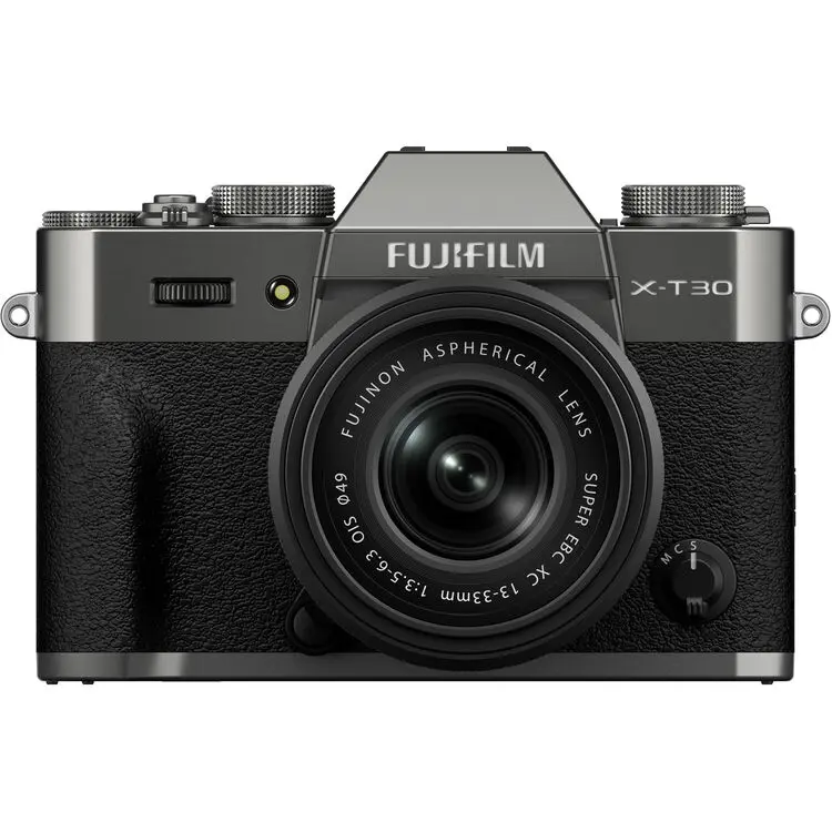 FUJIFILM X-T30 III Mirrorless Camera with 13-33mm f/3.5-6.3 OIS Lens Charcoal Silver 16966957