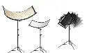 Promage U-SHAPE Curved Reflector 60X180CM Eyelight Reflector Silver/Golden AWP007877