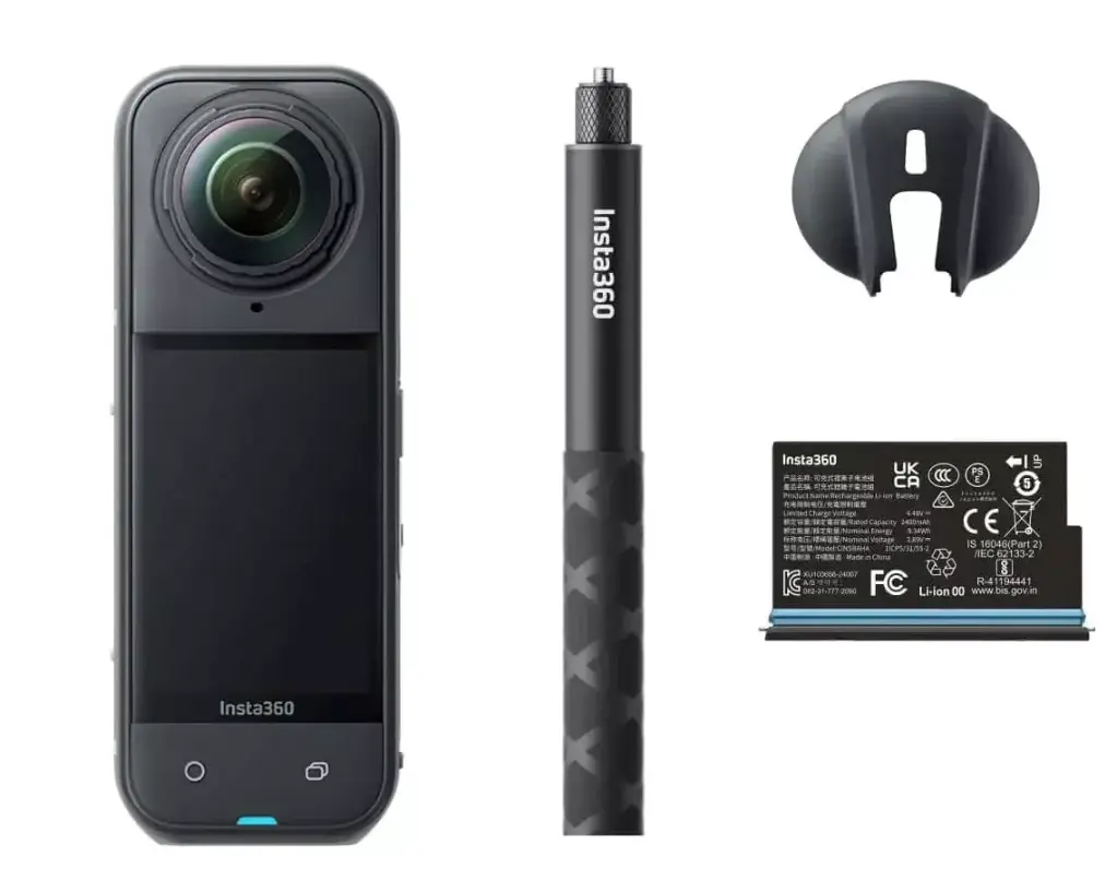 Insta360 X5 360° 8K Action Camera Starter Bundle CINSAAHA
