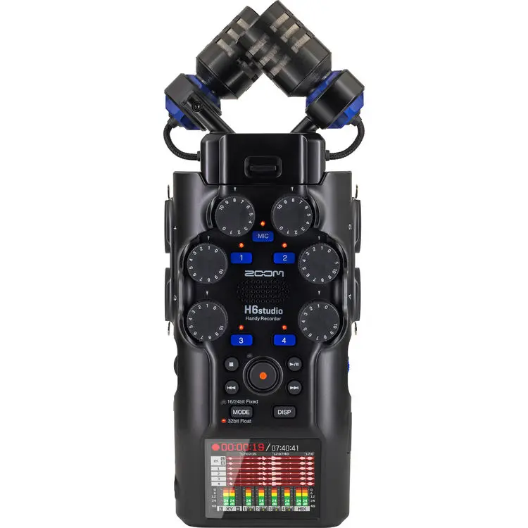Zoom H6studio 6-Track Handy Recorder with 32-Bit Float Recording