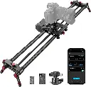 Neewer ER1 120 cm Carbon Fiber Motorized Camera Slider App & Remote Control 5 kg Payload DSLR/Mirrorless/Vlogging Slider ER1-120