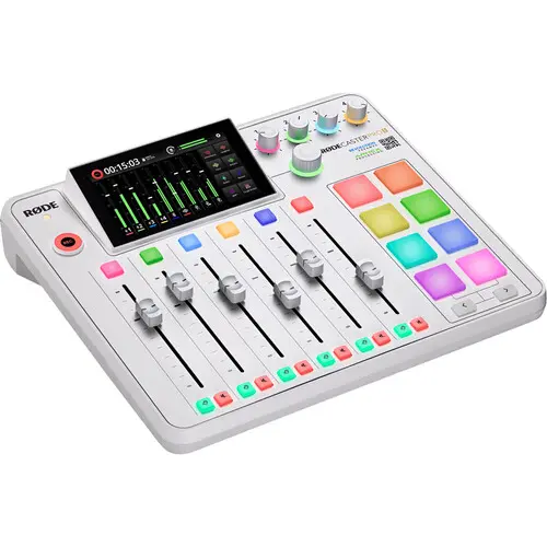 Rode RodeCaster Pro II Integrated Audio Production Studio RCPIIW White