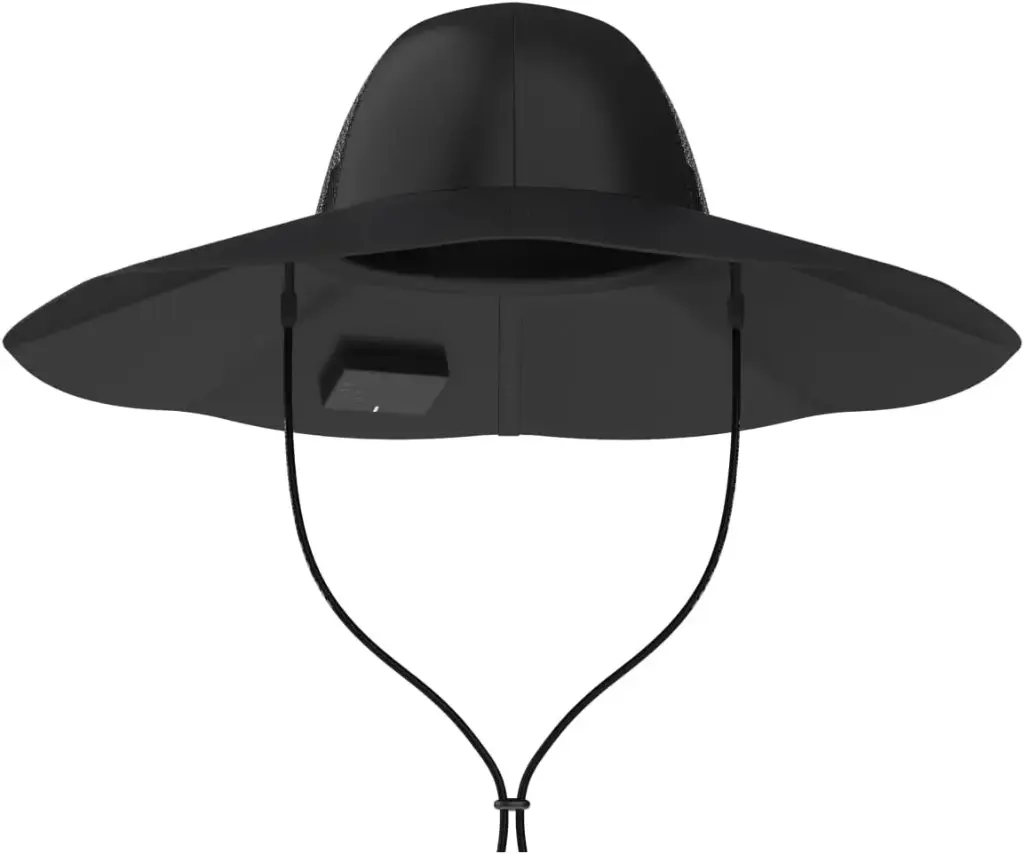 EcoFlow Power Hat Solar Charging Bucket Fishing Hat With Dual USB-A/USB-C Ports Size L-XL EFPowerHat-L-XL