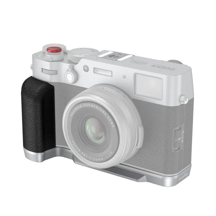 SmallRig L-Shape Mount Plate with Handle for FUJIFILM X100VI / X100V (Sliver) 4555B
