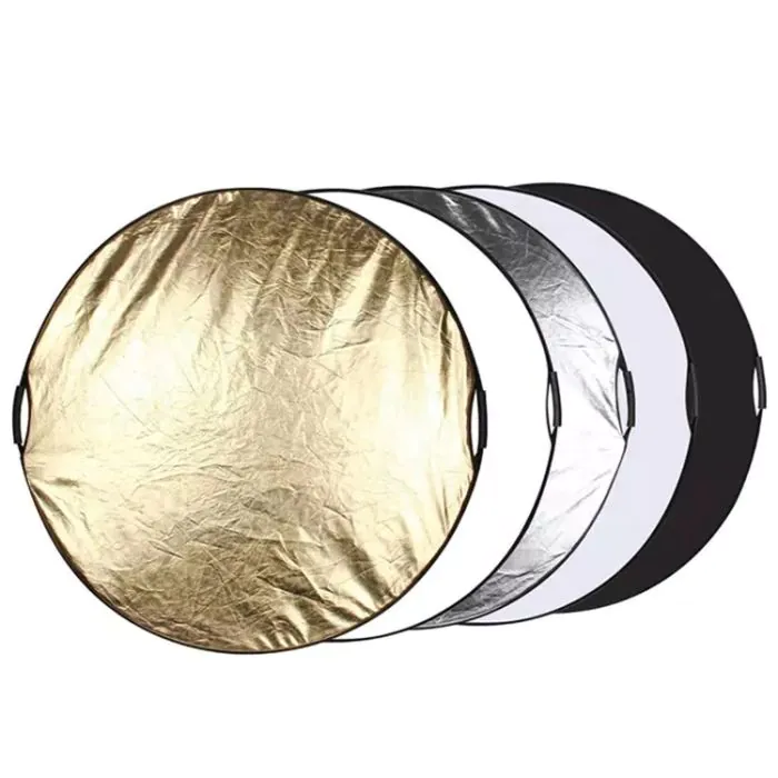 PhotoTech 5 IN 1 Reflector with 2 handel 107cm PTR5-107
