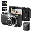 Promage 5K Ultra HD+ 64MP 5X Optical Zoom Dual Lens Digital Camera PC275 Black