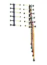 Promage PM-RB6 6PC Roller Wall Fixing Manual Backdrop System AWP012068