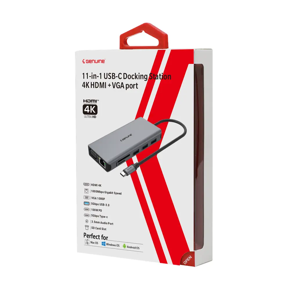 Genuine GN-DC4BA 11 in 1 Docking Station