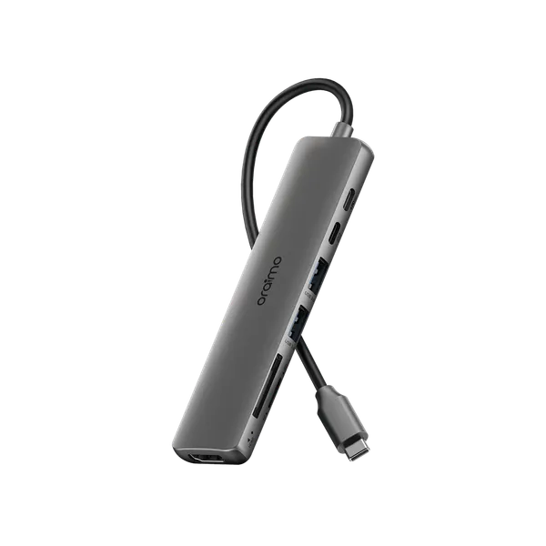 Oraimo PowerTrans USB-C Hub 7-in-1 Multi-Functional Adapter Docking Station OUH-511