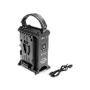 SHAPE FULL PLAY Dual V-Mount 100W Fast Charger with LCD V10PWC