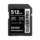Lexar® Professional SILVER PRO SDXC™ UHS-II Card,up to 280MB/s Read C10 U3 V60