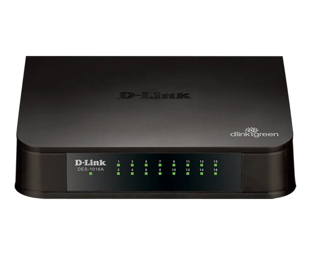 D-Link 16-Port 10/100 Desktop Switch DES-1016A