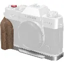 SmallRig L-Shaped Mount Plate with Wooden Handle for FUJIFILM X-T30 / X-T30 II / X-T30 III (Silver) 5667