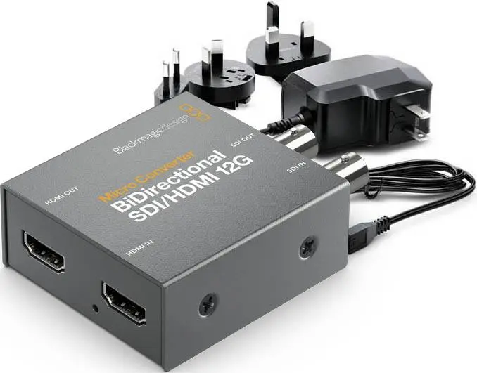 Blackmagic Design Micro Converter BiDirectional SDI/HDMI 12G with Power Supply CONVBDC/SDI/HDMI12G/P