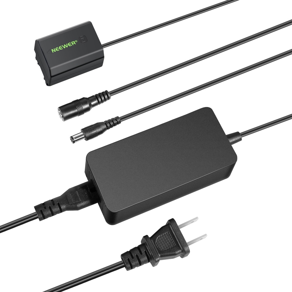 Neewer NP-FZ100 AC Power Adapter & DC Coupler Dummy Battery Kit