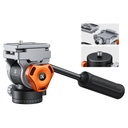 K&F Concept FH-03 Video Fluid Head, Arca-Swiss Compatible (5kg)