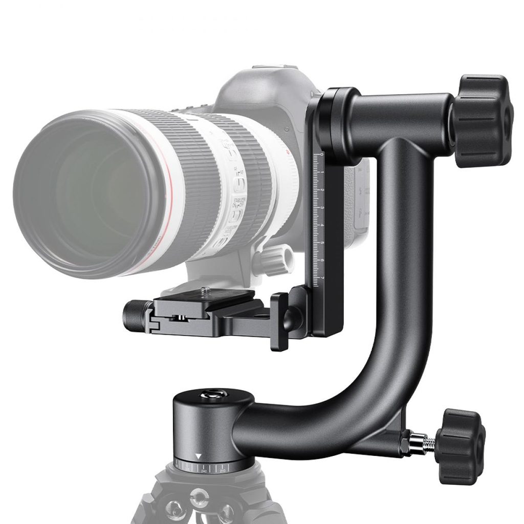 K&F Concept 360 Panoramic Gimbal Tripod Head, Aluminium (1/4in QR)