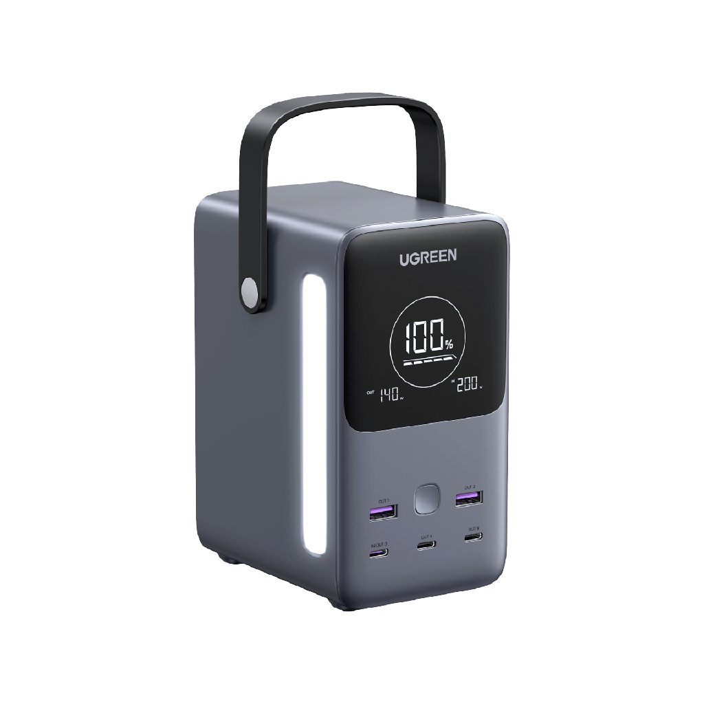 UGREEN Power Bank 48000mAh 300W Fast Charging with Digital Display, Gray