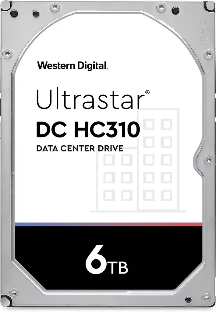 Western Digital 6TB Ultrastar DC HC310 7200 RPM SATA 6.0Gb/s 3.5" Data Center Internal Hard Drive 0B36039