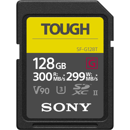 Sony 128GB SF-G Tough Series UHS-II SDXC Memory Card SF-G128T/T1