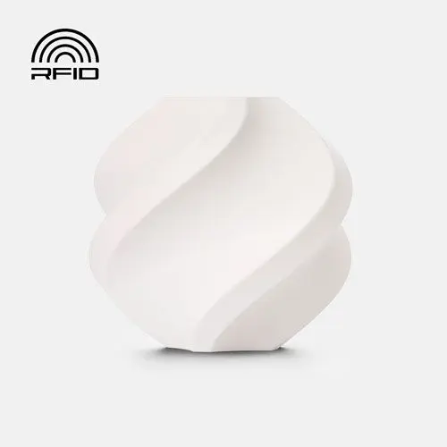 Bambu Lab 3D Printer Filament PETG HF-White With Bambu Reusable Spool