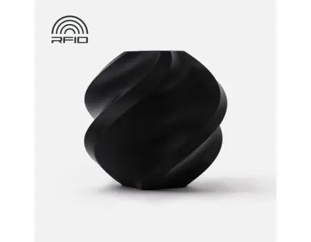 Bambu Lab 3D Printer Filament PLA Basic-Black- with Bambu Reusable Spool BAMB-PLA-Basic-Black-SPL
