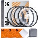 K&F Concept 82mm Close-Up Filter Kit NANO-K +1 +2 +4 +10 HMC 4-Piece Macro Set KF0101.9902.0090