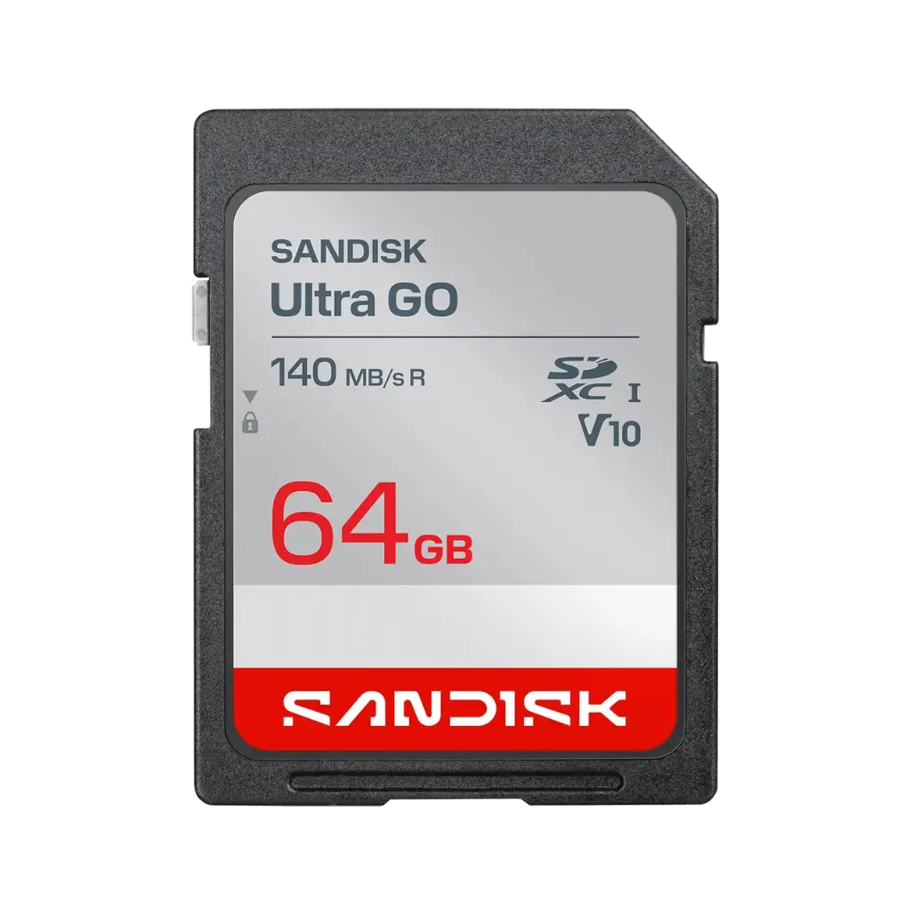 SanDisk Ultra GO 64GB SDXC UHS-I Card 140MB/s SDSDUGN-064G-GN6IN
