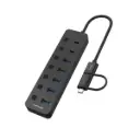 Genuine GN-HC37G 2xUSB-C & 5xUSB 3.0 Hub