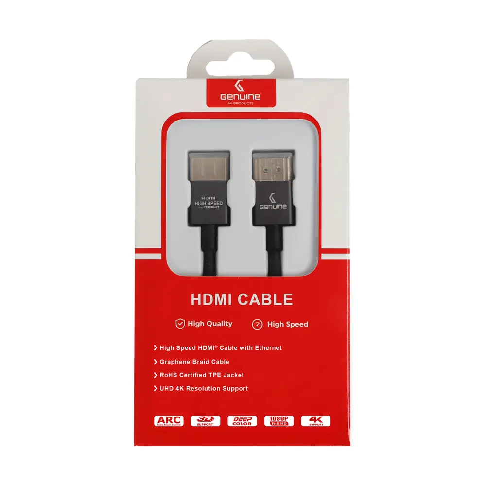 Genuine 1.8Mtr HDMI to HDMI Cable 2.0V GNHDSL1.8M2.0V