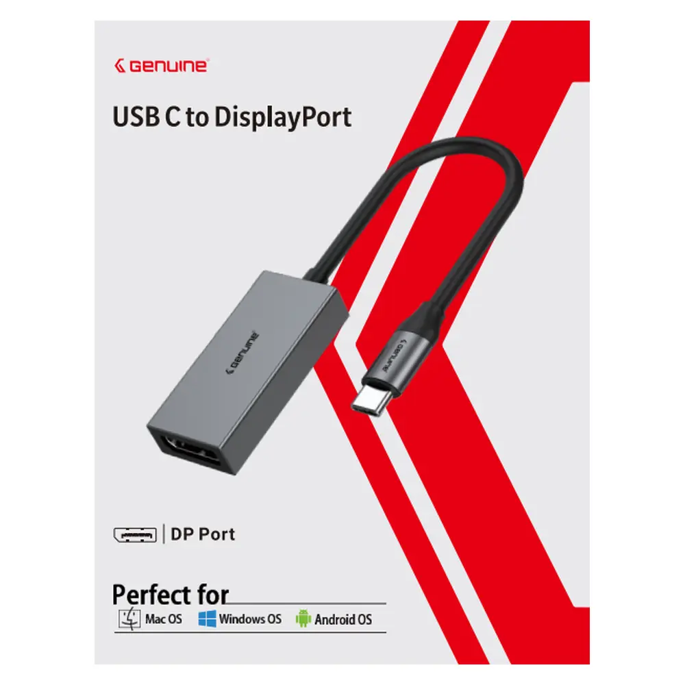 Genuine GN-TC41F USB-C to Display Port Adapter