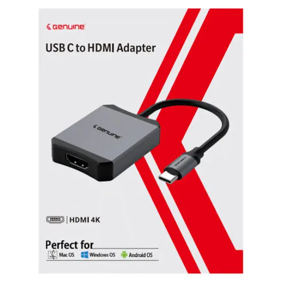 Genuine GN-TC41C-C5 USB-C to HDMI Adapter