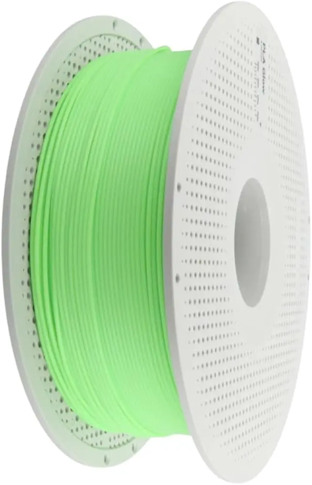 Bambu Lab 3D Printer Filament PLA Glow-Glow Green With Bambu Reusable Spool
