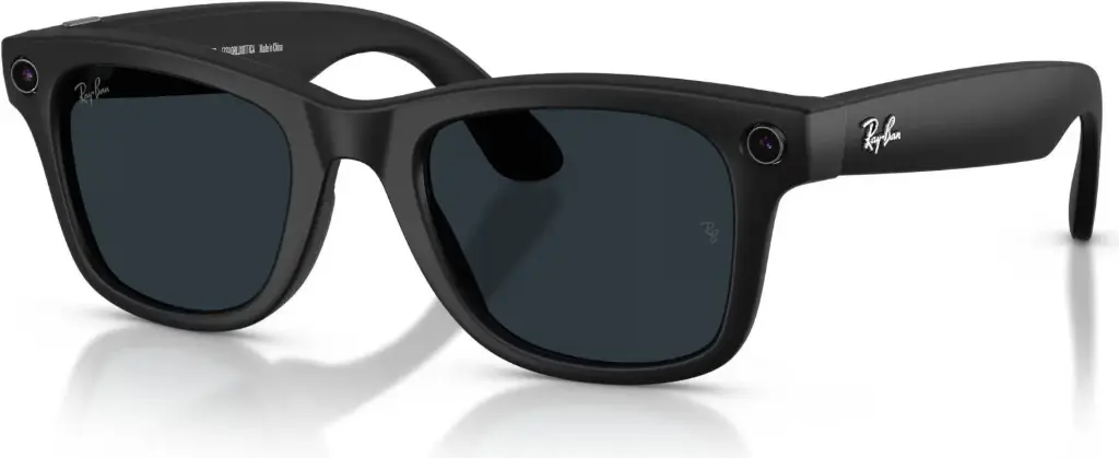 Ray-Ban Meta Wayfarer (Gen 2) AI Glasses Matte Black / Transitions Grey Size 50 RW4012