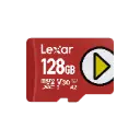 Lexar PLAY 128GB microSDXC UHS-I Card, up to 205MB/s Read, U3 V30 A2 (LMSPLAY128G-BNSNG)