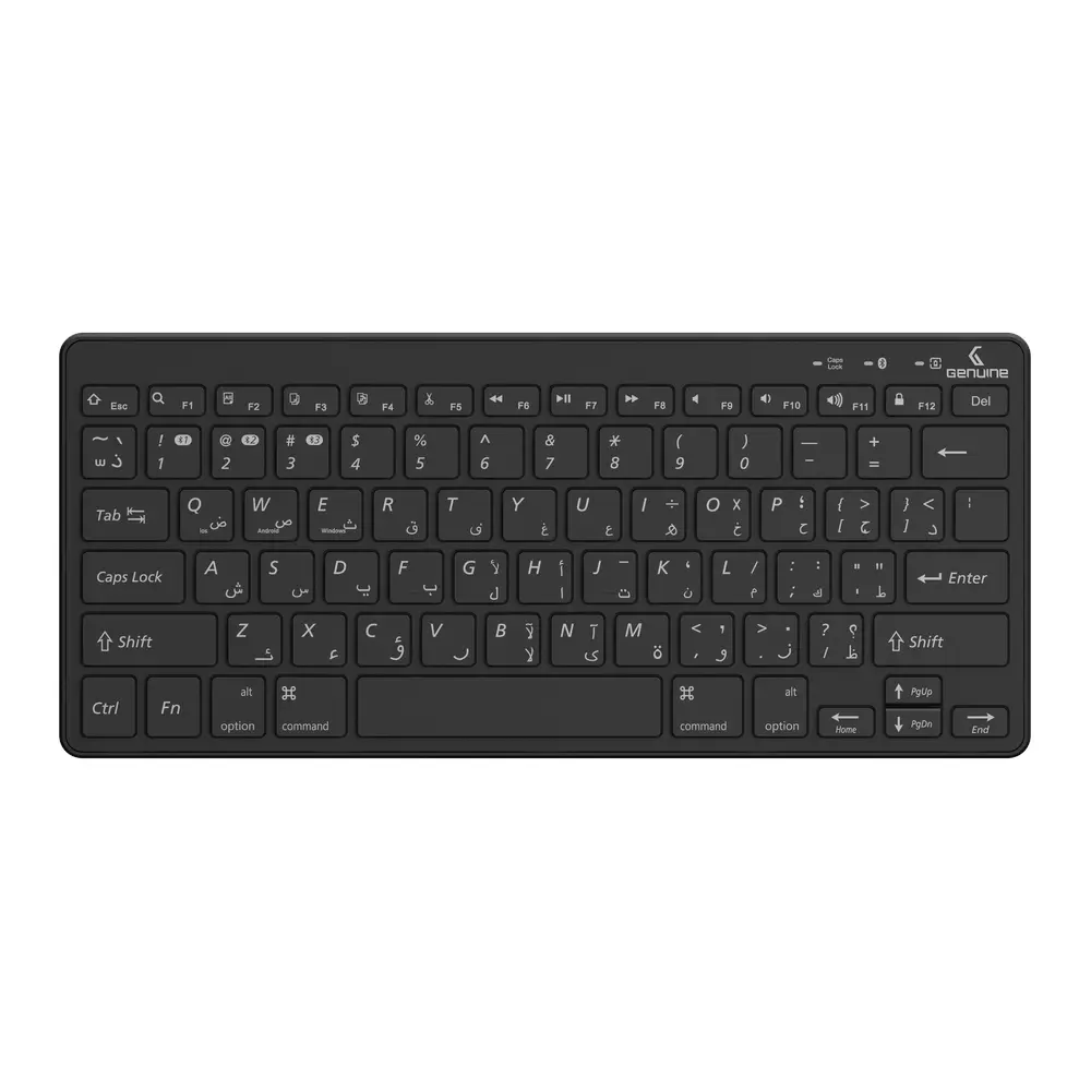 Genuine GN-K10BT Wireless Bluetooth Keyboard Black