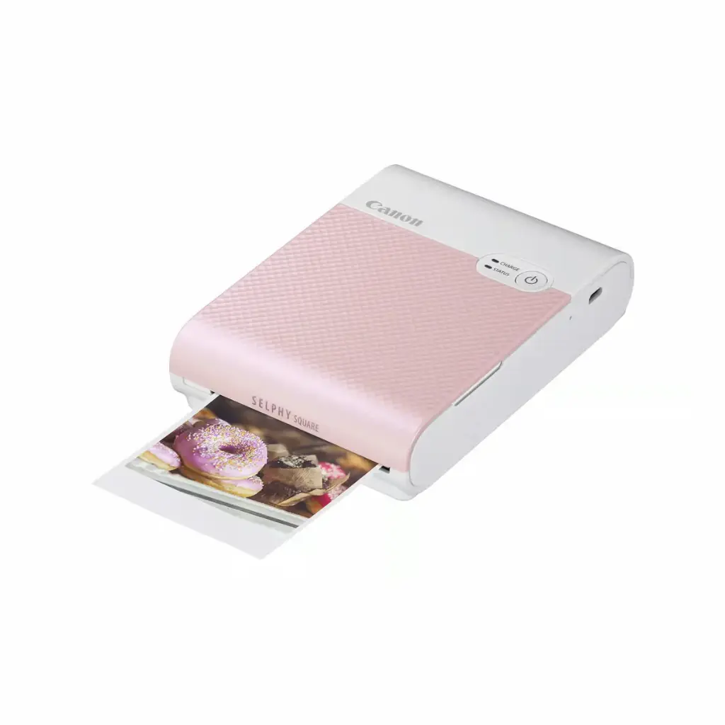 Canon SELPHY Square QX10 Compact Photo Printer - Pink