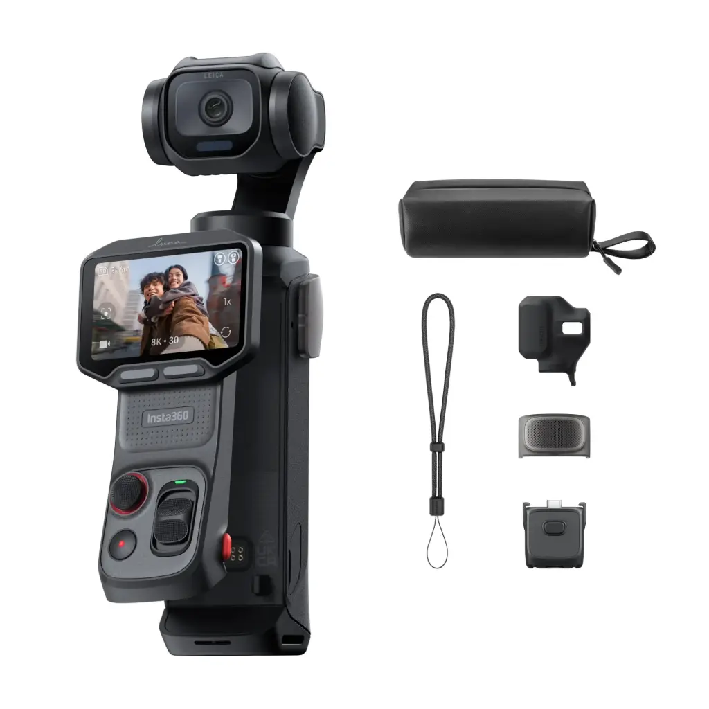 Insta360 Luna Pro 8K Gimbal Camera (Standard Bundle, Cosmic Black) INST-CINSACHA-LUPRO01