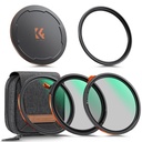 K&F Concept 82mm Nano-X Magnetic Filter Kit (CPL + ND2-32 + Black Mist 1/4) SKU2500