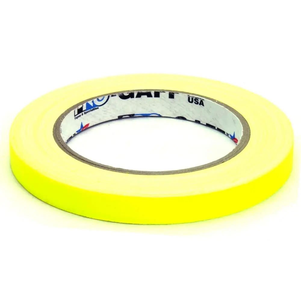 KUPO Fluoresent Gaffer Tape Yellow 12mmx15yd CSS-1215Y