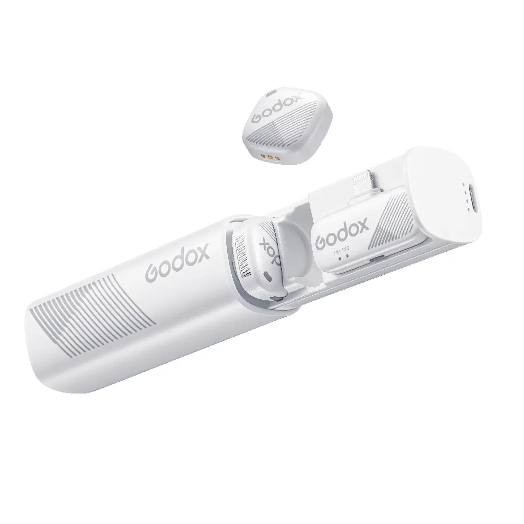 Godox Cube-SC 2-Person Wireless Microphone for USB-C Mobile Devices White Cube-SC Kit 2 W