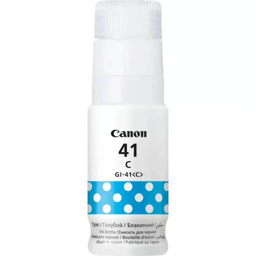 Canon Pixma GI-41C Genuine Cyan Ink Bottle 