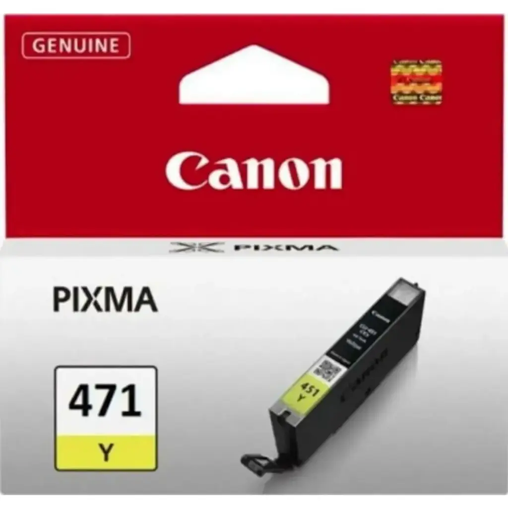 Canon Pixma 471 Yellow Ink Cartridge (CLI-471Y) 
