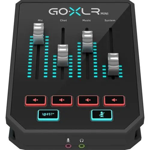TCHELICON GoXLR Mini Online Broadcast Mixer With USB Audio Interface & Midass PreAmp