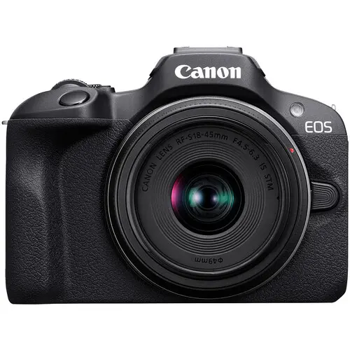 Canon EOS R100 Mirrorless Camera with 18-45mm Lens 